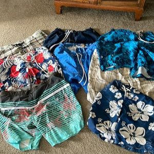 2X and 3X Old Navy, and foundry swim shorts